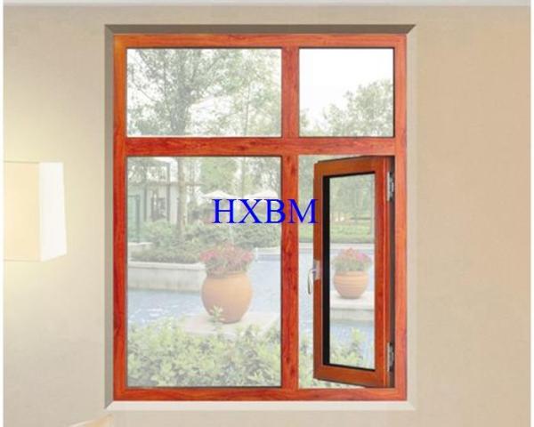 Alumínio e madeira home contemporâneos Windows, 5mm dobro de vidro Windows vitrificado