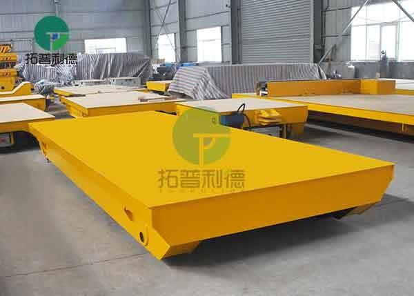 Heavy Load Sinter Plant Die Block Transfer Rail Steel Billet Motorized Wagon Transport Platform