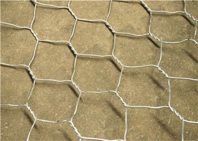 Flexible Gabion Mesh Cage , Double Twisted Hexagonal Wire Mesh For Flood Control
