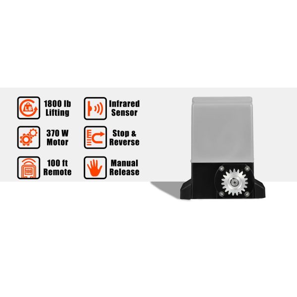 Villa Sliding Door Opener Intelligent Mobile App Control AC 220V 110V