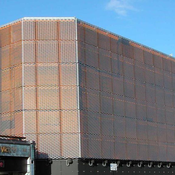 Decorative Building Wall 0.5mm Perforated Aluminum Expanded Metal Mesh