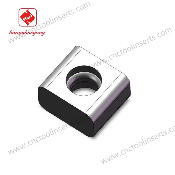 Les inserts de fraisage CNC WC-Co LNZ404, série d'inserts de fraisage de précision, haute précision, adaptés à l'usinage fini.