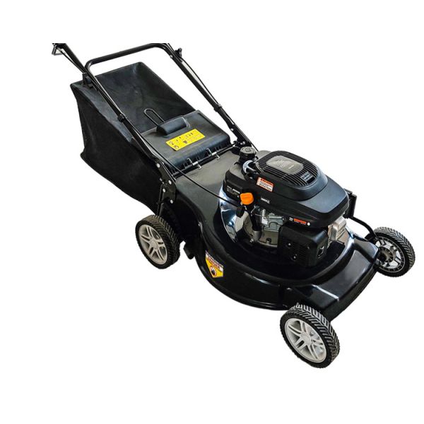 2-Stroke Manual Cordless Diesel Lawn Mower 196cc Engine Industrial Grade Hand Push with Grass Box Feature