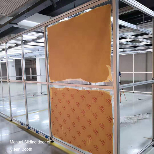Структура оборудования чистой комнаты класса 10000 ФФУ алюминиевая с раздвижными дверями/фармацевтической чистой будочкой