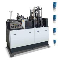 máquina ultrasónica 50HZ de la taza de papel de la máquina de alta velocidad de la taza de papel 150-350g/M2