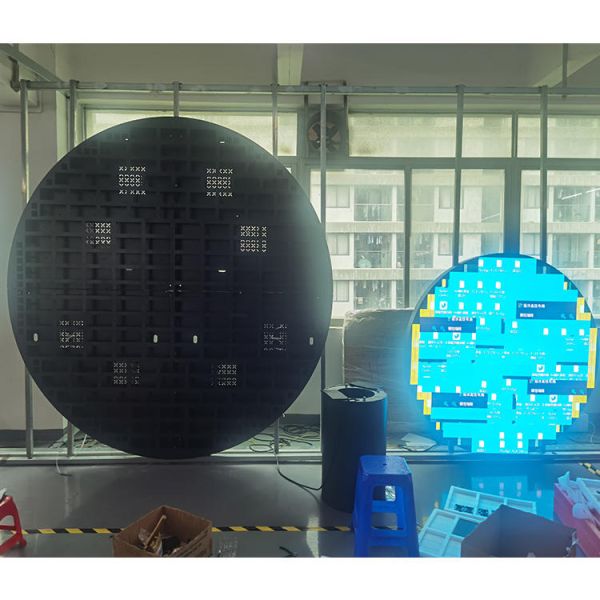 Round LED Display with Edging Circle Display