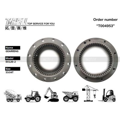 2028037 Excavator Ring Gear Black Planetary Gearbox Parts For HITACHI EX120-2