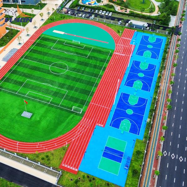 29% Valor de recuperação Polyurethane pisos desportivos fácil de limpar e manter