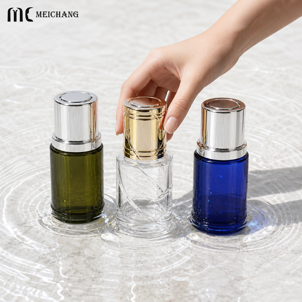 30ml Twist-Up Glass Dropper Bottle for Serum , Lotion & Light Cream(MC-623)