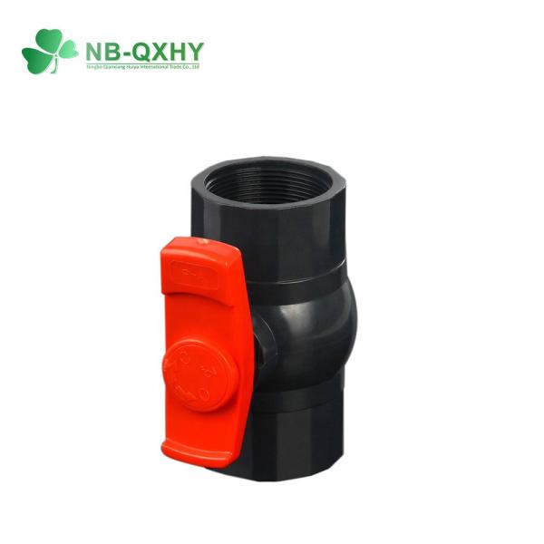 Black PVC Octagonal Flexible Ball Valve for Water Supply Competitive Market