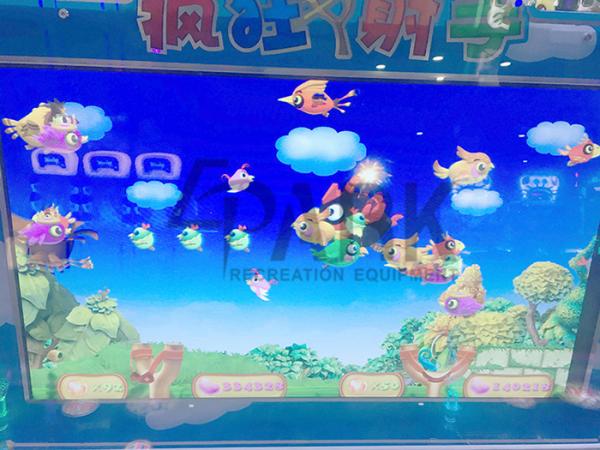 150W Coin Operated Arcade Machines , Crazy Shooter Toy Doll Claw Game Machine carnival themed