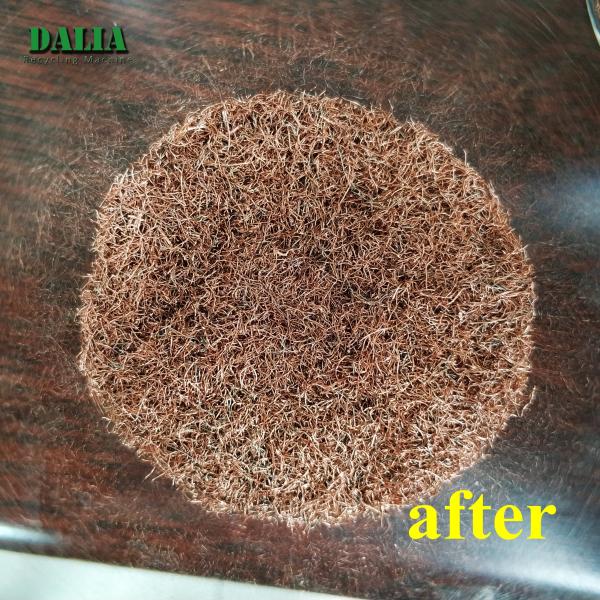 High Purity Copper Wire Recycling Machine 0.3mm - 25mm Cable Diameter