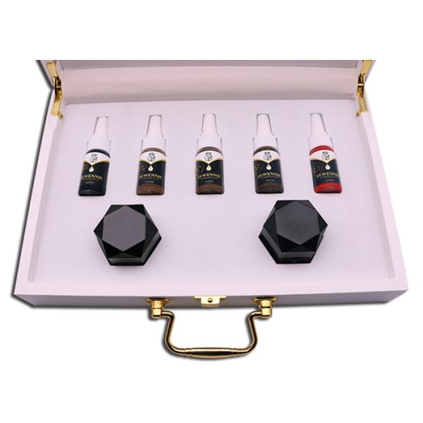 TEWENNIE Brand Eyebrow Pigment Ink Set Box For Semi Permanent Eyeline Lip Makeup