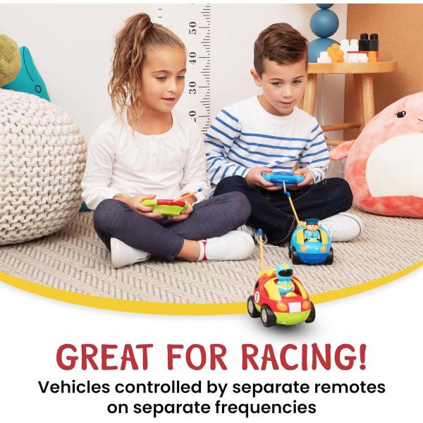Cartoon Remote Control Police Car and Race Car Toys for Kids 18 Months Other Features