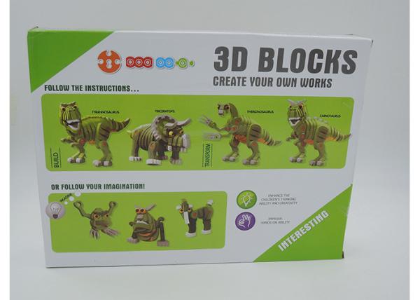 Educational DIY 3D Building Blocks Children's Play Toys 350 Pcs Tyrannosaurus