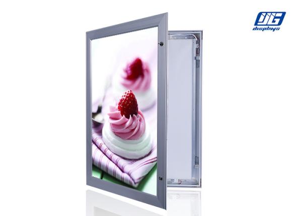 CE Waterproof Lockable Light Box A3 For Outdoor Advertising / Led Snap Frame