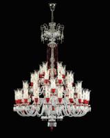 Clear Or Colourful Custom Creative Glass Chandeliers Contemporary Chandeliers For High Ceilings