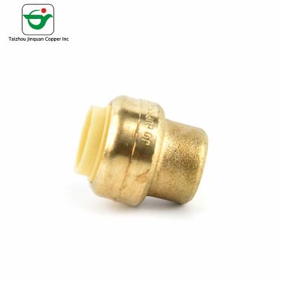NSF61 Approved 1/2 Copper Pipe End Cap For Square Steel Tubing