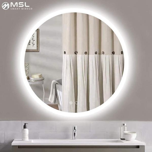 800*600mm LED Smart Bathroom Mirror 3000k LED Bathroom Mirror With Touch Button