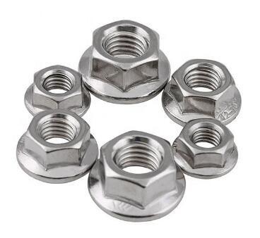 M12x25 DIN6923 Heavy Hex Nuts Hex Serrated Flange Nut Stainless Steel Bolt Pine