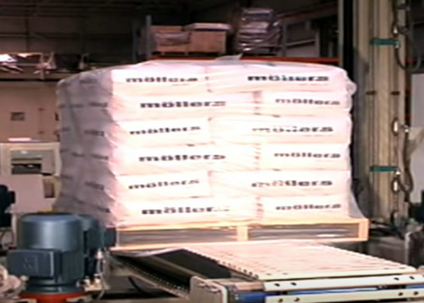 Auto Pallet Stretch Film Wrapping Machine With Hydraulic Stretching System