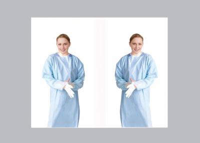 OEM ODM Blue Color Disposable Doctor Gown Anti Static ISO CE Approved