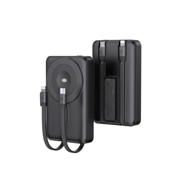 ABS Magnetic Wireless Mini Power Bank 10000mAh For Huawei / IPhones Mobilephone