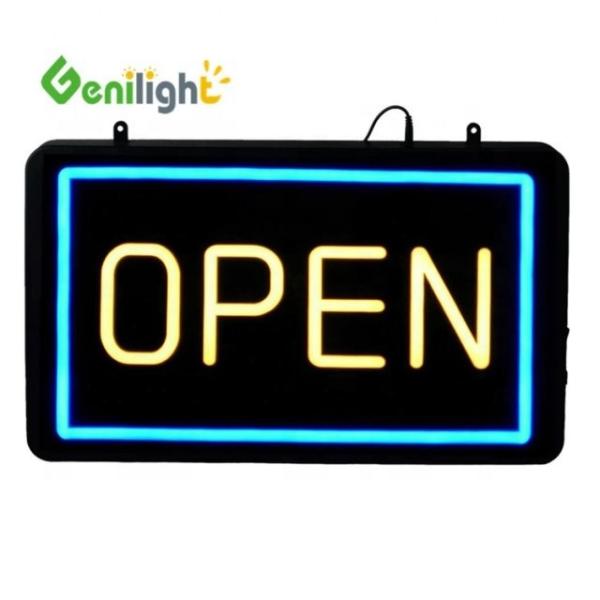 Window Hanging Led Neon Open Sign with Customizable Brightness and SDK Function