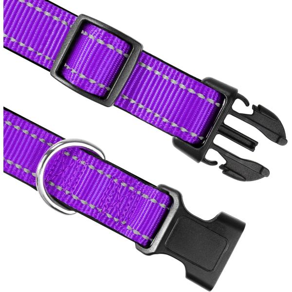 Adjustable Waterproof Flashing Light Up Dog Collar for Nighttime Walking Customized