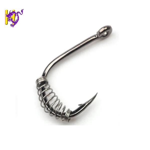 Blue Zinc Carbon Steel Helical Coil Spring for Fishing Hook