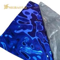 Espejo de plata negro de acero inoxidable del oro azul de la hoja del color de AISI los 4*8FT para la pared del techo