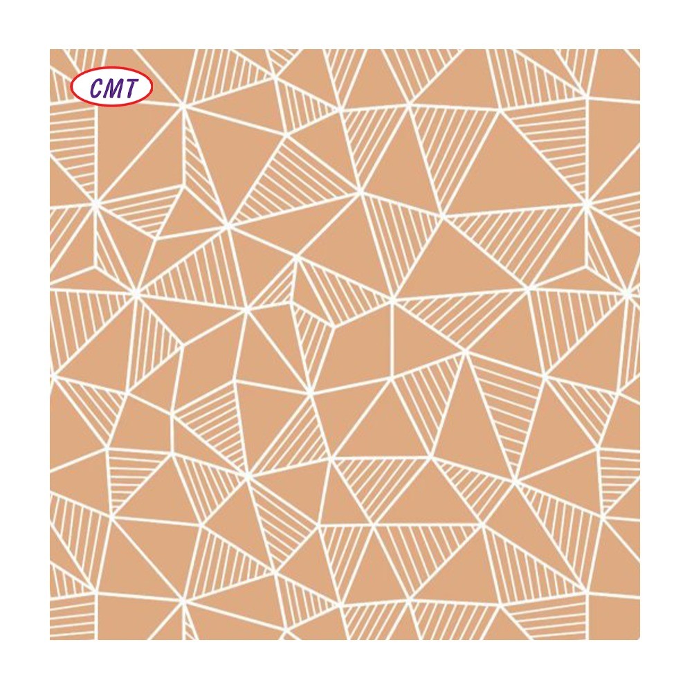 Digital Triangle Diamond Printed Oxford Fabric Medium Weight for Tablecloth Bags