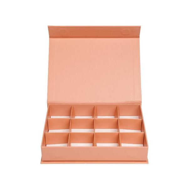 Eco Friendly Pink Magnetic Gift Box Chocolate Cookie Kraft Paper Gift Magnetic Box