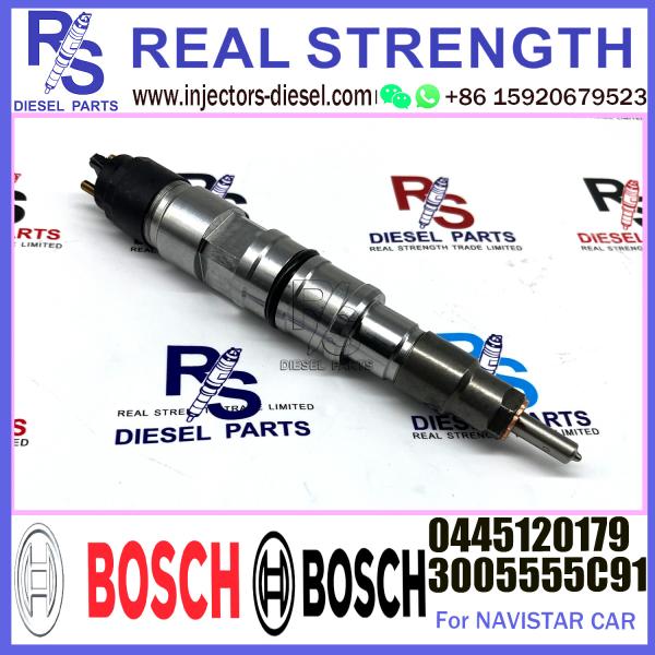 Diesel Common Rail Injector Assembly 0445120179 3005555C91 fuel injector for Bosch 2008-2009 Navistar MaxxForce11.0L