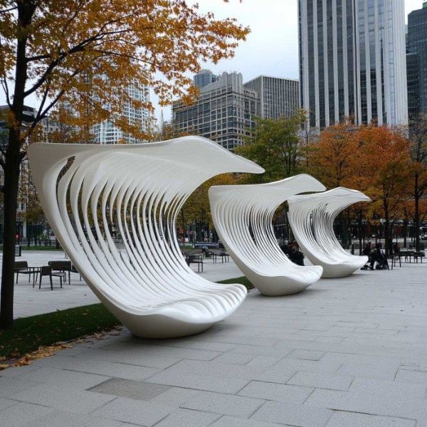 Custom Stainless Steel Artistic Canopy for Urban Architecture & City Square Decoration