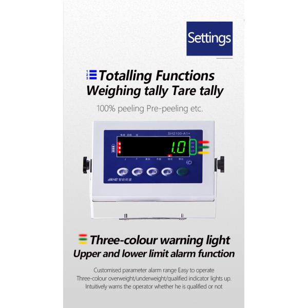 SOHE SH2100 A1 500KG LED Display Industrial Weighing Scales