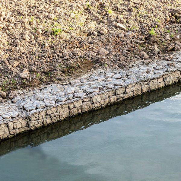 Gabion Slope Protection Stone Cage Net Galvanized Retaining Wall Gabion Mesh