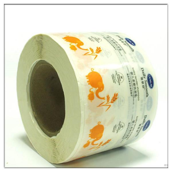 Plastic Transparent PVC label custom brand logo label sticker made by Guangzhou