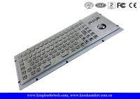 Teclado industrial clasificado del quiosco del ordenador del acero inoxidable IP65 con el Trackball