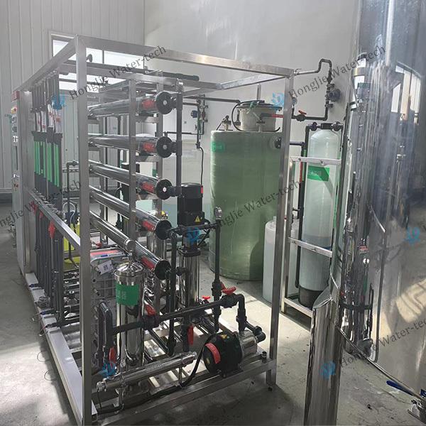 Système RO en acier inoxydable de 1 tonne pour le traitement de l'eau ultrapure de laboratoire