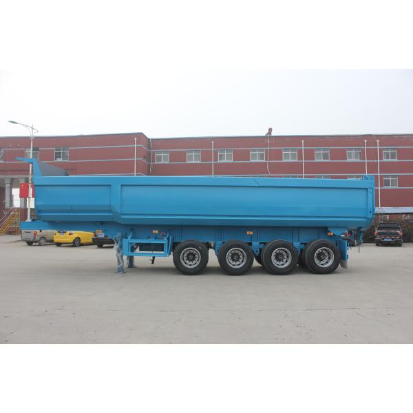 100 тонн двойных осей U-образный задний конец наклонитель нагрузчиков