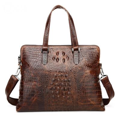 Saco de couro do portátil do vintage para o mensageiro completo Bag BRB06 do couro de grão dos homens