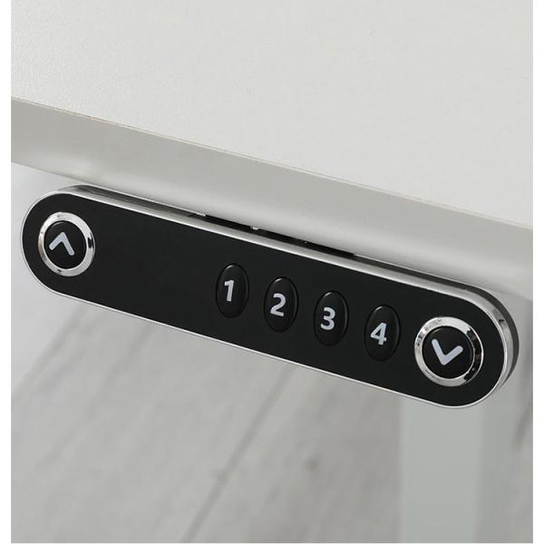 Height Adjustable Dual Motor Smart Electric Desk for Gaming and Work in Modern Design