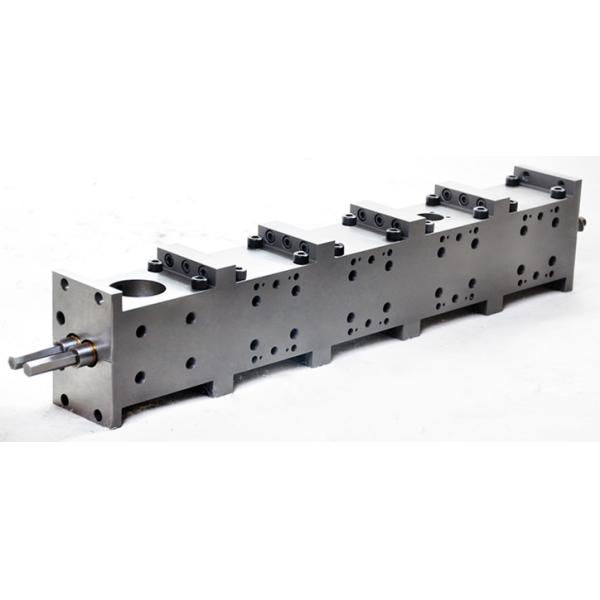 High Accuracy Double Screw Extruder Barrel 75mm With Bi-Metallic Linear