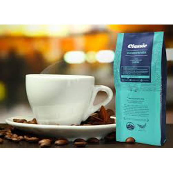 PET Plastic Side Gusset Coffee Bags Custom Printed , Laminated Clear Stand Up Pouches