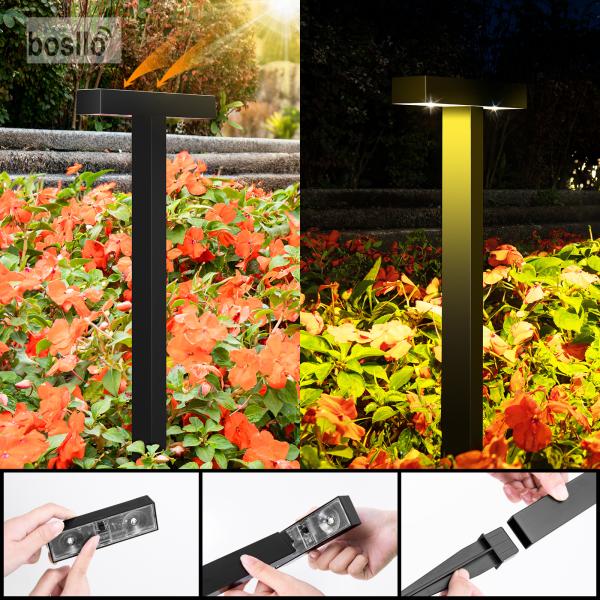 Luces de jardín solares para exteriores, impermeables, con fuente de luz LED 0.25kg