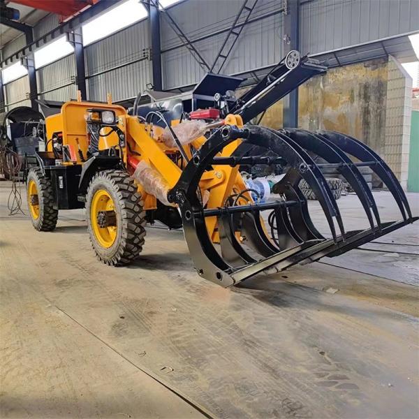 Small Tractor Towable Backhoe Loader with Versatile Functions and 0.3m3 Bucket Capacity