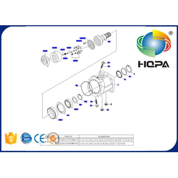 Hyundai R140W R150W R210W Travel Motor Assy 31Q4-41300 31Q4-41010 31Q6-41700 31Q6-41010