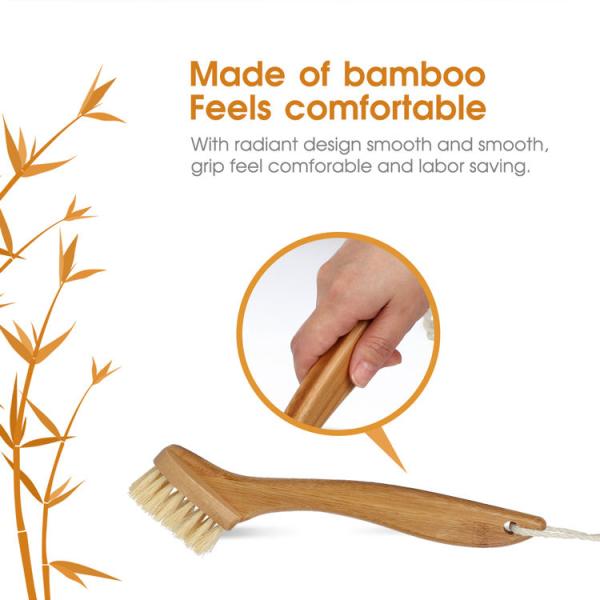 Household Kitchen 25*5*6CM Wood Cleaning Brush Dishwashing Dish Pot