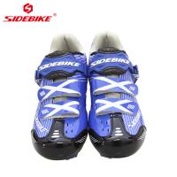 Les chaussures de recyclage d'intérieur bleues de SPD, bicyclette intérieure de SPD chausse le résistant à l'eau